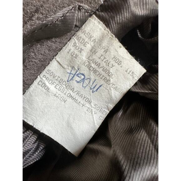 VINTAGE Maska Wool-Cashmere Oversized PeaCoat, Womens size IT 42/US 6, med-large - Picture 11 of 15